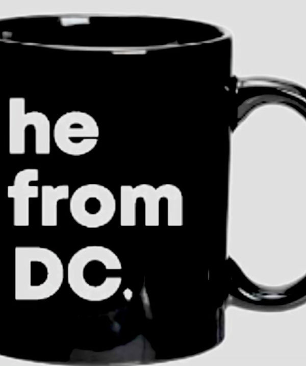 Black Coffee Mug - He From DC
