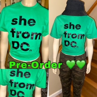 Limited Edition - Green She From DC SS Tshirt. SOLD OUT