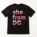 She From DC Stripe T-shirt