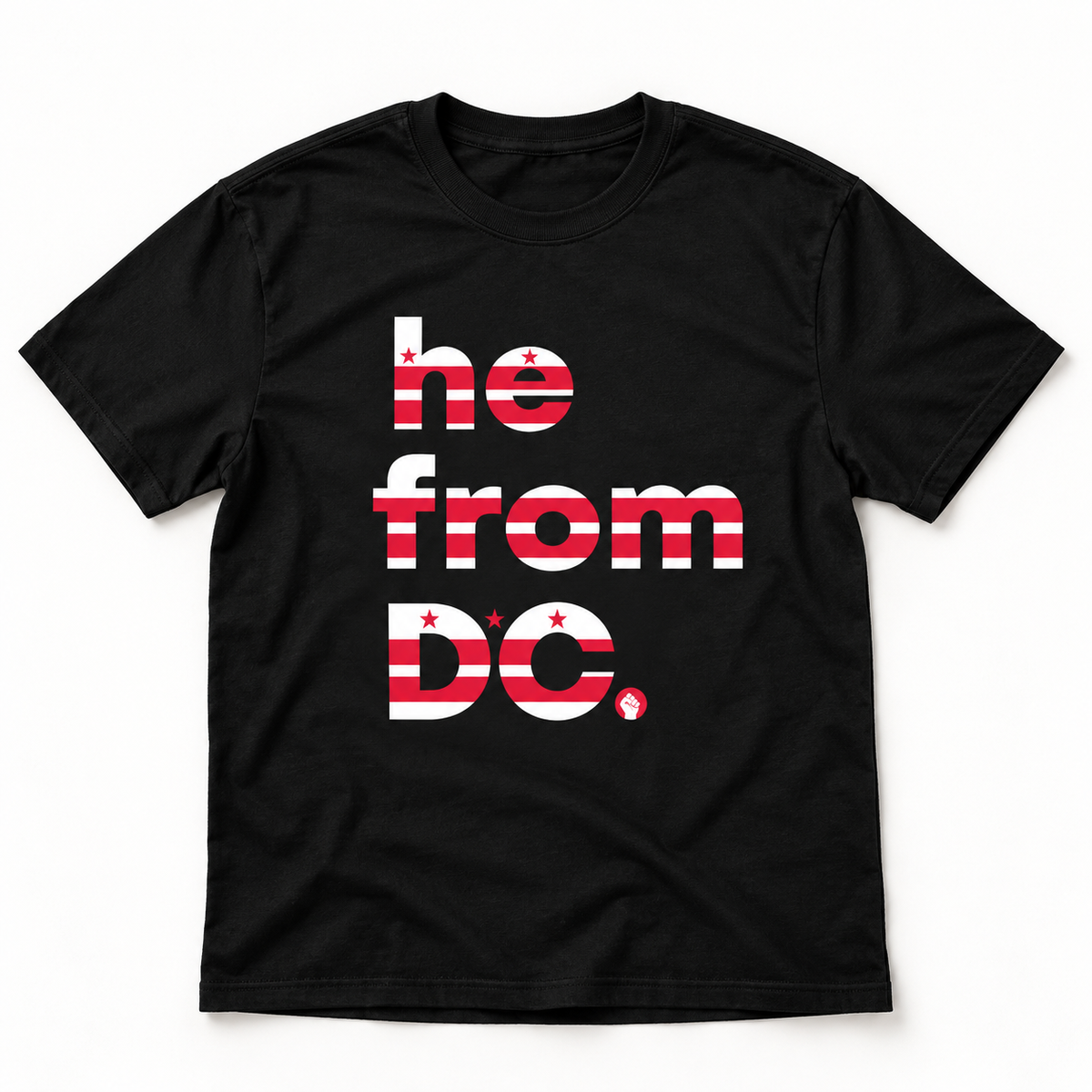 He From DC Stripe T-Shirt