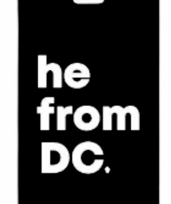 Luggage Tag - He From DC Black