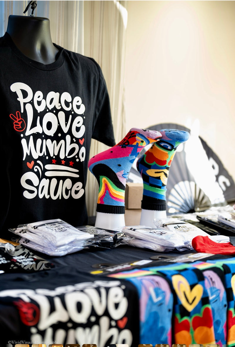 Peace, Love and & Mumbo Sauce (Black)