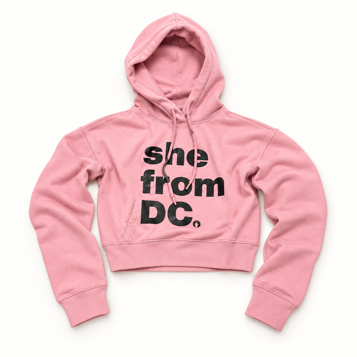 She from DC Cropped Hoodie
