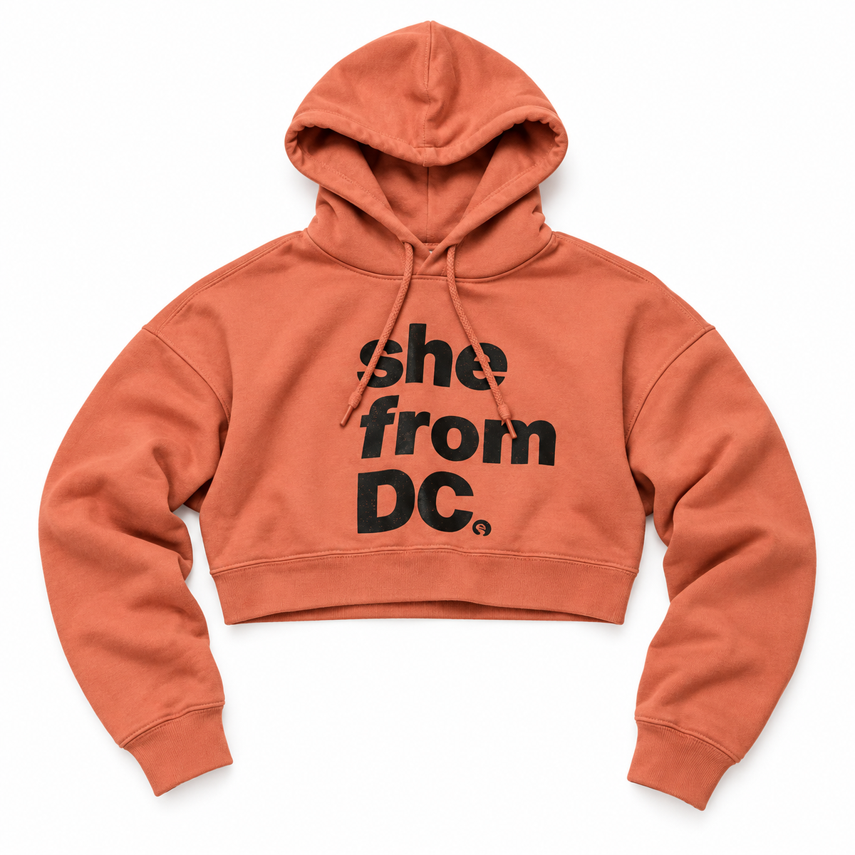 She from DC Cropped Hoodie